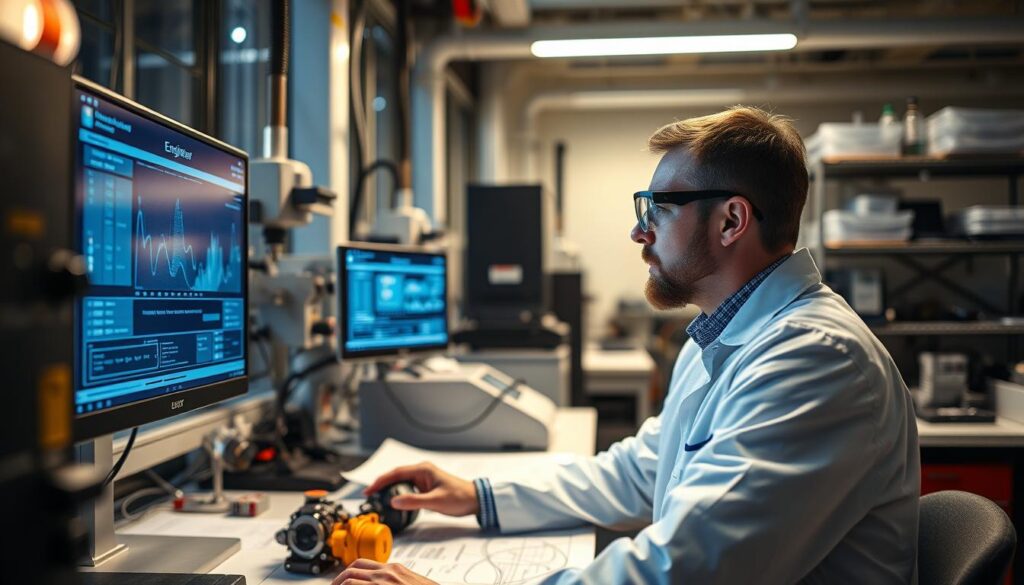 Ingenieur bei der Arbeit