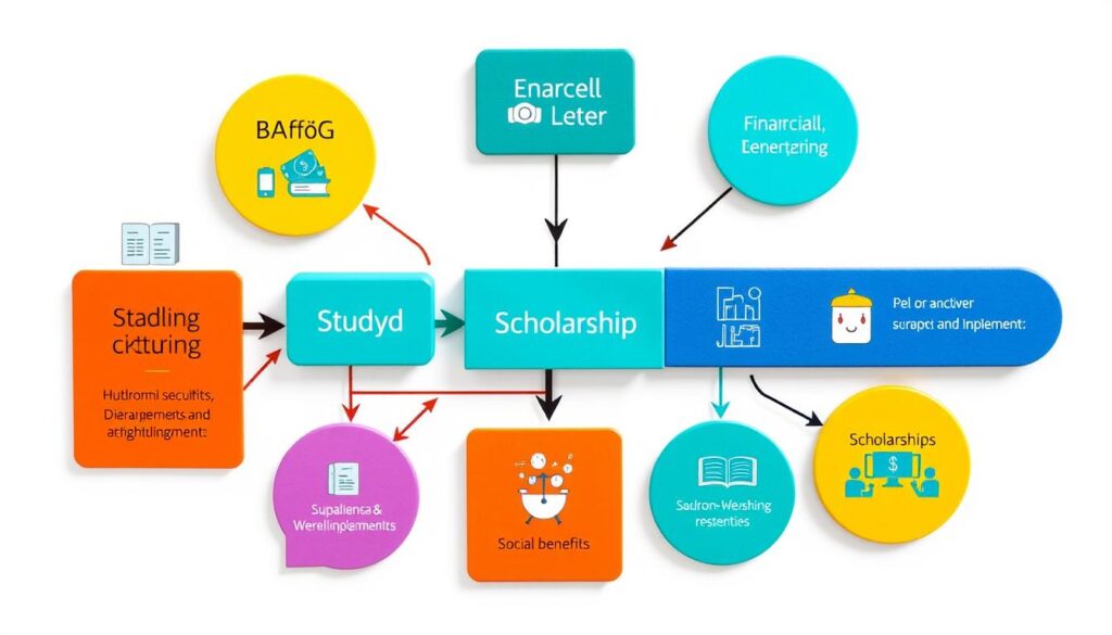 Studienfinanzierung Diagramm