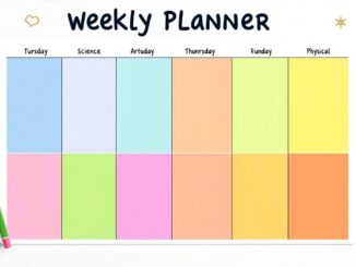 Wochenplan